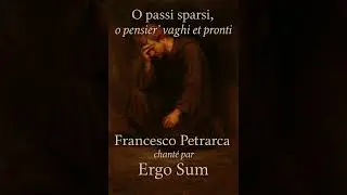O passi sparsi, o pensier’ vaghi et pronti - 🪶 Francesco Petrarca | Ergo Sum 🎶