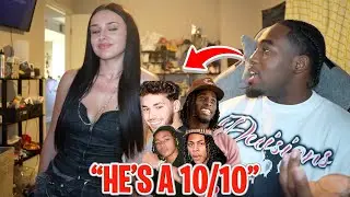 White Girl RATES My Friends & Rappers!