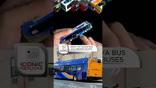 Iconic Replicas 1:87 scale Nova Bus LFSD Transit Bus, MTA NYC