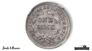 1854-O Liberty Seated Dime. Arrows. MS-67 (NGC).