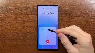 Samsung Galaxy Note20 Ultra Android 13 Incoming Call with Stylus Over the Horizon Ringtone Sound