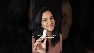 Pink Lipstick Reviews Day 7/20 💄 Just Herbs Lipstick Dirty Rose #shorts #justherbsindia