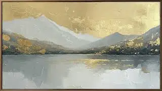 Gold framed vintage | The Art Corner TV 4K | Frame TV |Tranquil Landscapes 4K & Full HD