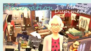 R&eacute;novation appartement 19 maison Dupiment - #Sims4 - #SpeedBuild - #NOCC