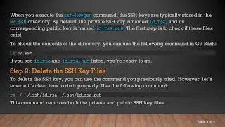 How to Delete Your SSH Key from Windows 10 Using Git Bash