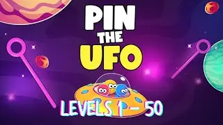 Pin the UFO (Levels 1-50) - YouTube Playables Gameplay [PC] No Commentary Gaming