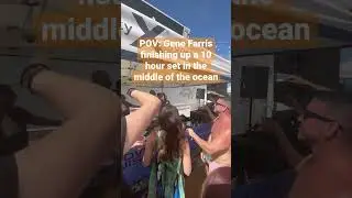 There&rsquo;s literally no worries on this cruise ship 😎⛴️🤟🏼🔊 #groovecruise #gcfam #genefarris