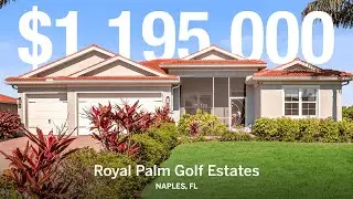 Tour This Modern Golf Course Home in Naples | Pool, Spa & 3 Car Garage