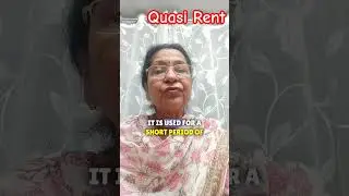 Quasi Rent                #highlights #economiccrisis