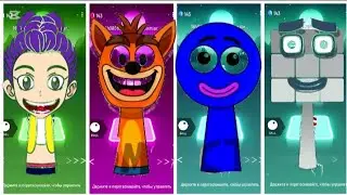 TILES HOP R SPRUNKI 🆚️SPRUNKI OC RUMI 🆚️ SPRUNKI OC CRASH🆚️SPRUNKI OC CIRCLE🆚️SPRUNKI OC NINE BATTLE
