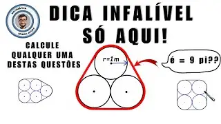90% Erram este Desafio de Geometria! Você Conhece os Macetes ? Regra da Tangência e muitas Dicas