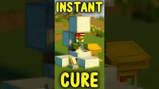 EASY INSTANTLY CURE ZOMBIE VILLAGER!! Minecraft Bedrock 1.21+