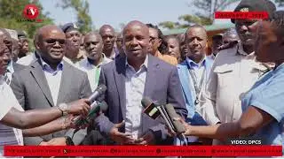 DP Kindiki visited Suam Point in Endebess to assess progress on the Kenya side of the OSBP