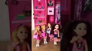 Satisfying with unboxing barbie wardrobe #shorts