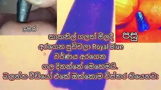 Royal Blue වර්ණය ගන්න පුළුවන් කාකනිල් ගලක් මිලදී ගන්නේ කොහොමද . පැහැදිලිව වීඩියෝ එකේ තියෙනවා බලන්න