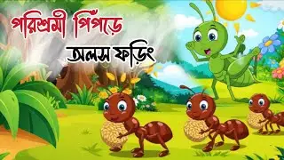 Bangla Cartoon | পিঁপড়ে ও ফড়িং এর গল্প | pipra a foreigner golpo | ঠাকুরমার ঝুলি | রূপকথার গল্প 