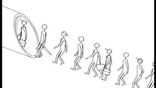 Walking little men - antiaids PSA