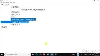 BR tag