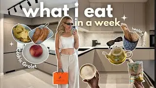 what I eat in a week 🥐 Cedric Grolet Monte-Carlo, Lacoste Caf&eacute; & road trip