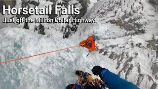 Ouray Ice Climbing: Horsetail Falls