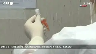 CASO DI DIFTERITE A UDINE: PAZIENTE RICOVERATO IN TERAPIA INTENSIVA | 16/05/2024