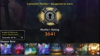 World of Warcraft Restoration Frost Mage ilvl 167 M+ Dungeons Legacy Raids Questing