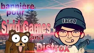 Banni&egrave;re pour Sirid games et Distrox