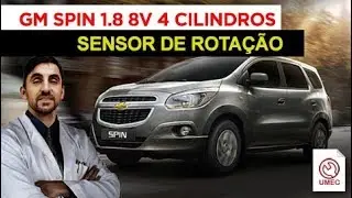 GM Spin 1.8 8v 4 cilindros - Sensor de Rotação