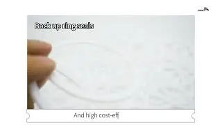 brt white hydraulic ptfe gasket backup ring for oil gasket seal construction works