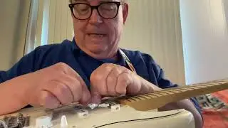 Inharmonic guitar by adding aluminum foil