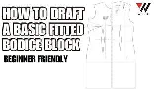 HOW TO DRAFT A BASIC BODICE BLOCK | WITH BUST AND SHOULDER DART | BEGINNER FRIENDLY | DIY