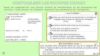Diaporama 01 - Comptabiliser les factures d'achat