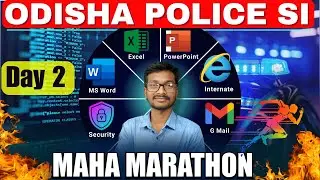 Odisha Police SI Computer Marathon [ Day 2 ] || Last  20 Days #odishapolicesicomputer#computer