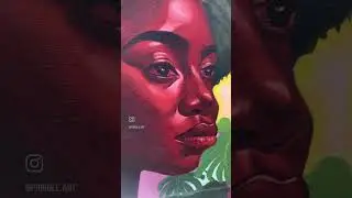 Fine Artist Tajae Pringle At Work #tajaejpringle #fineart #fineartist #portraitpainting #art