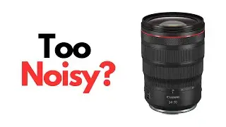 Canon RF 24-70 F2.8 L Autofocus Noise Audio Tests with the Canon R6MKII and Sennheiser MKE 400.