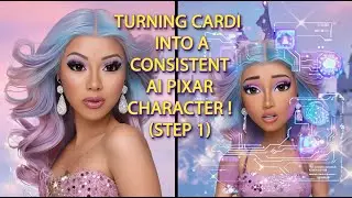 AI Turns Celebrities Into Pixar Characters!