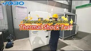 Thermal shock test of glass insulators