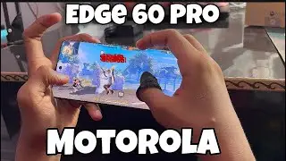 Motorola Edge 60 Pro Unboxing 🎁Free Fire Handcam ⚡️Best 4 Finger Custom Hud in FF 