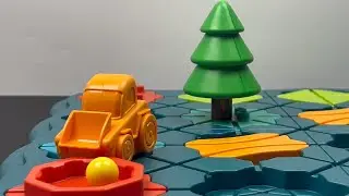 6-Minute Satisfaction: Road Building Board Game Parent-Child Track Car Toy Set ASMR | Toy Review
