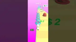 Donut Stack Run Gameplay level 6