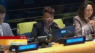Africa youth activists attend the annual Youth Forum at UN