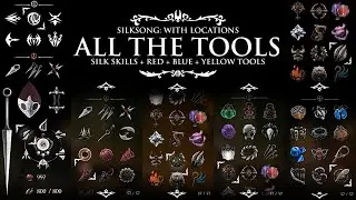 All Tools Locations in Silksong | Silk Skills | Arts | Red | Blue | Yellow Tools #silksong #tools