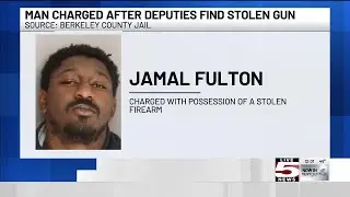 VIDEO: Man arrested after deputies recover stolen gun at Moncks Corner gas station