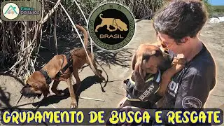 C&Atilde;ES HER&Oacute;IS EM A&Ccedil;&Atilde;O! Treinamento Real com o G.B.R. e Ana Albernaz | Busca e Resgate de Verdade!