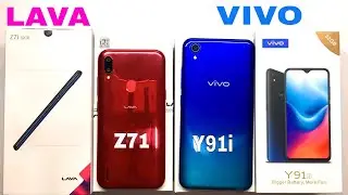 Lava Z71 vs Vivo Y91i Unboxing,Compare in Hindi