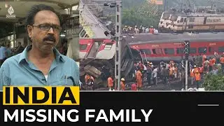 Man searches for missing nephew at Indian train crash site