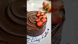 Eggless chocolate cake #shortsfeed