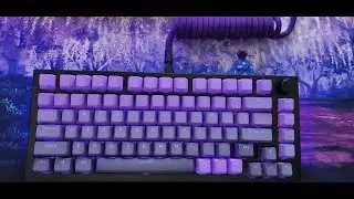 GMMK Pro with Kinetic Labs Salmon Switches, Lubed with Glorious Lube