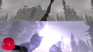 Skyrim x) | Gun Sync [Marshmello - Moving On]