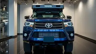 2025 토요타 하이럭스 BR75 캠퍼 네이비 블루 전체 리뷰.